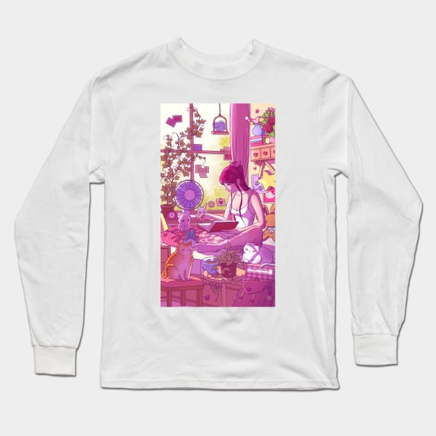 Peace Long Sleeve T-Shirt by Two elephants 